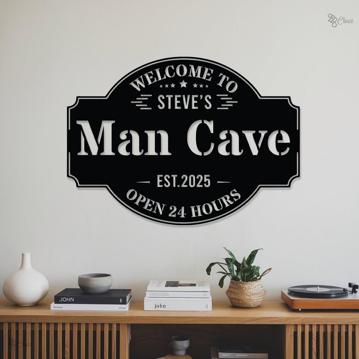 Custom Man Cave Metal Wall Decor LED Lights, Xmas Gift for Dad,Man Cave Decor,Boy Room Decor,Birthday Gift,Basement Bar Sign Home Bar Sign