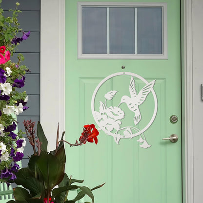Metal Hummingbird Sign - Mother's Day Gift