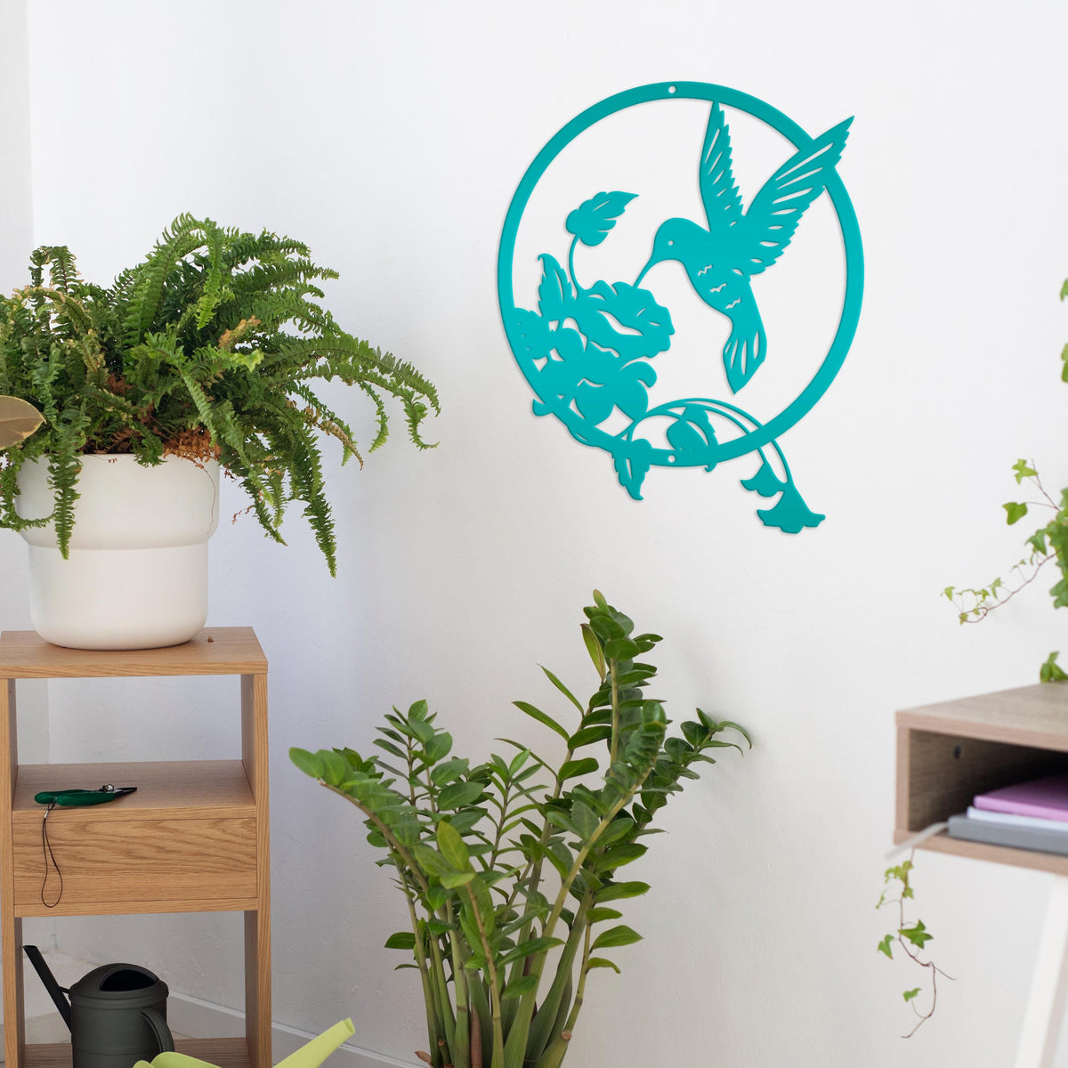 Metal Hummingbird Sign - Mother's Day Gift