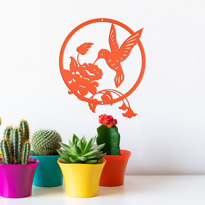 Metal Hummingbird Sign - Mother's Day Gift