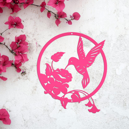 Metal Hummingbird Sign - Mother's Day Gift