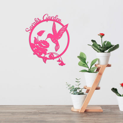 Custom Hummingbird Sign, Mother's Day Gift Idea, Hummingbird Gift