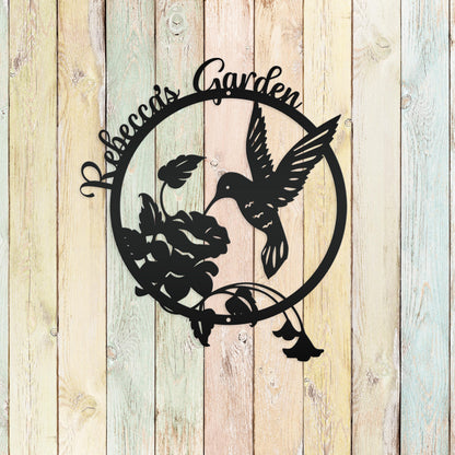 Custom Hummingbird Sign, Mother's Day Gift Idea, Hummingbird Gift