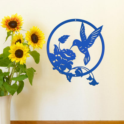 Metal Hummingbird Sign - Mother's Day Gift
