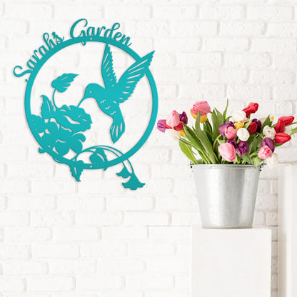 Custom Hummingbird Sign, Mother's Day Gift Idea, Hummingbird Gift