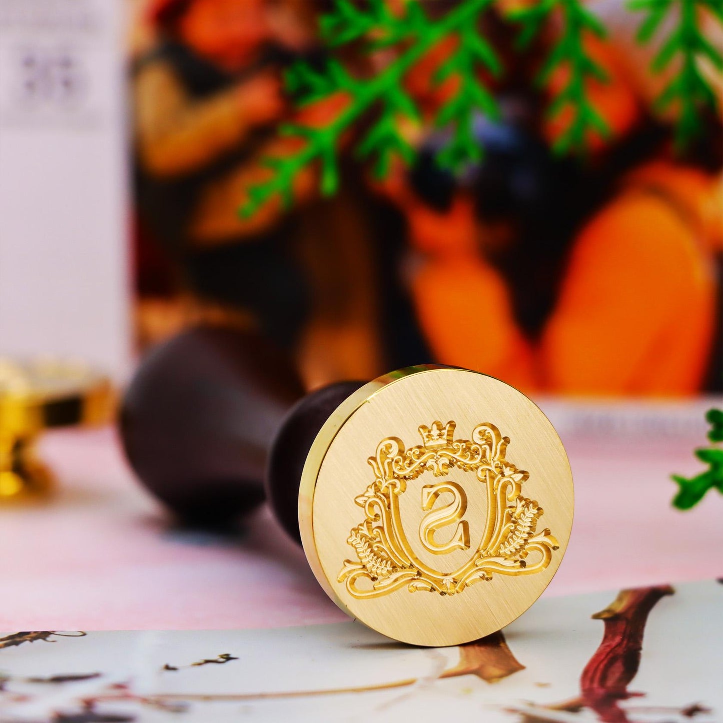 Custom Wax Seal Stamp Kit, Custom Monogram Initial Wax Seal Stamp Kit, Personalized Couples Wedding Wax Stamp Seal Kit, Wax Seal Kit