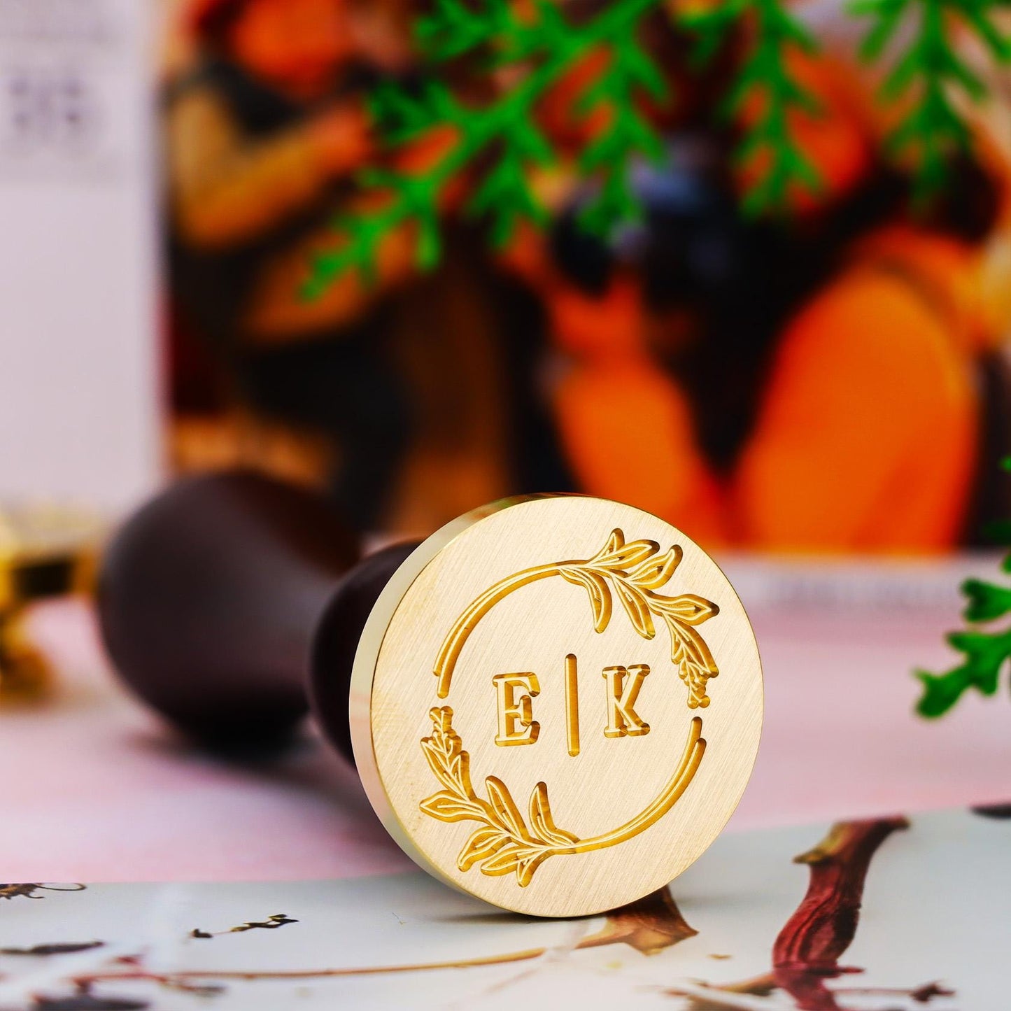 Custom Wax Seal Stamp Kit, Custom Monogram Initial Wax Seal Stamp Kit, Personalized Letter Wax Stamp Seal Kit, Customized Wax Seal Kit