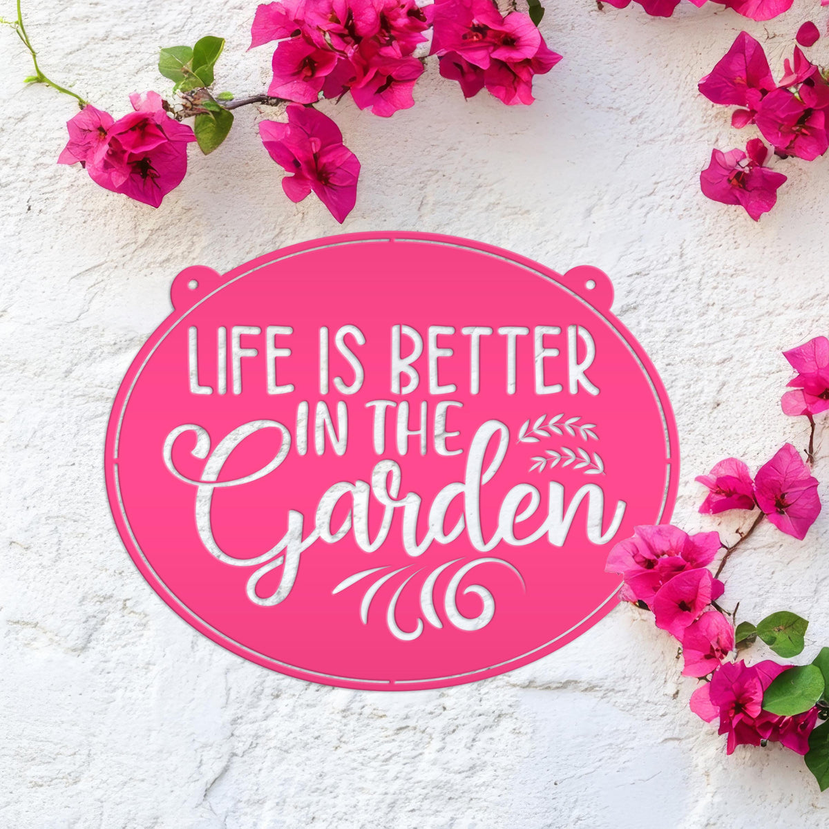 Metal Garden Sign -  Life is Better In The Garden