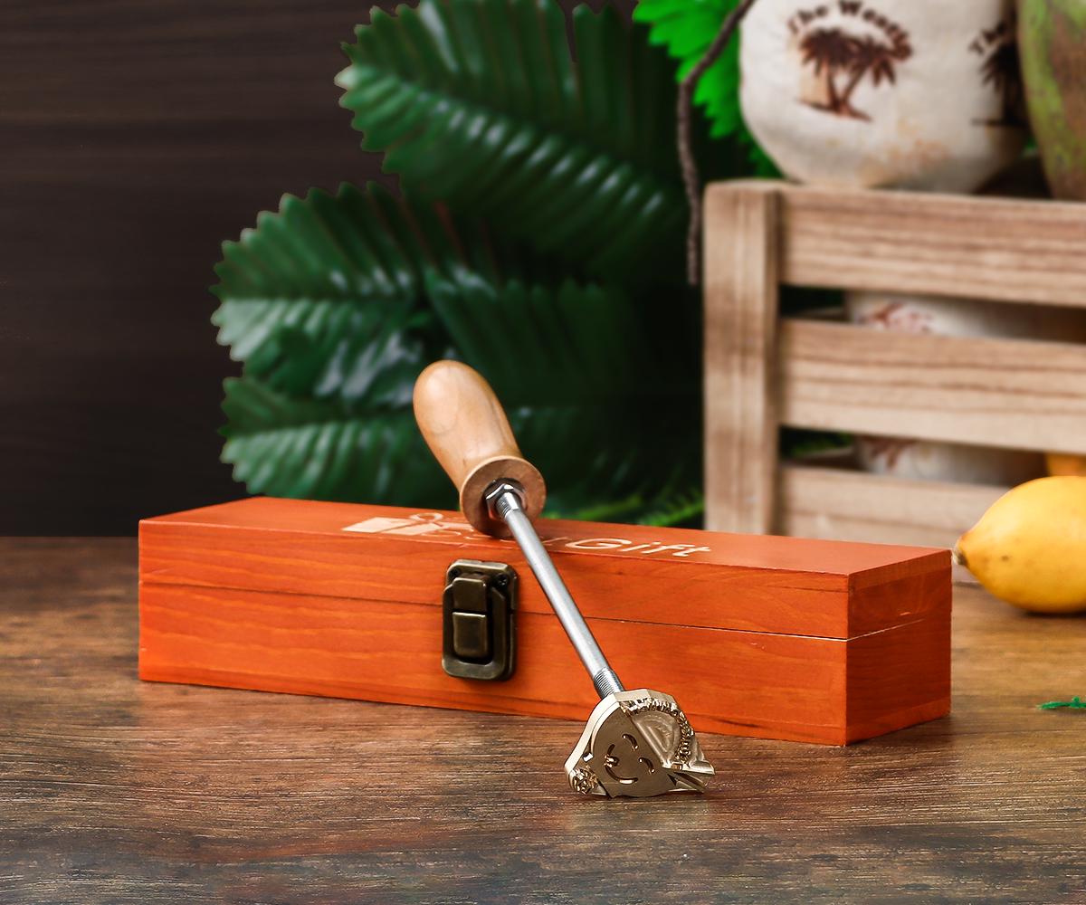 2-5 cm Branding Iron for Food and Meat, Hamburger Branding Iron.