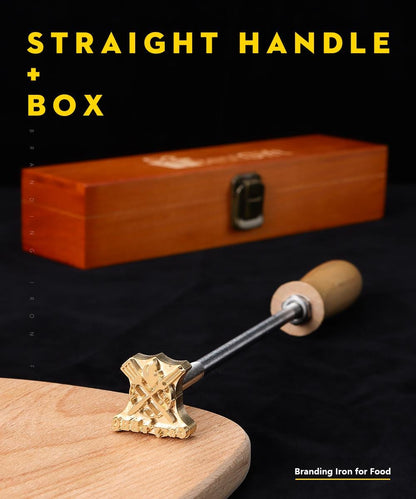 2-5 cm Branding Iron for Food and Meat, Hamburger Branding Iron.