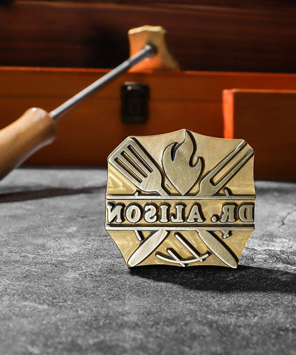 2-6 cm Branding Iron for Grills, Custom Branding Iron for Food and Meat.
