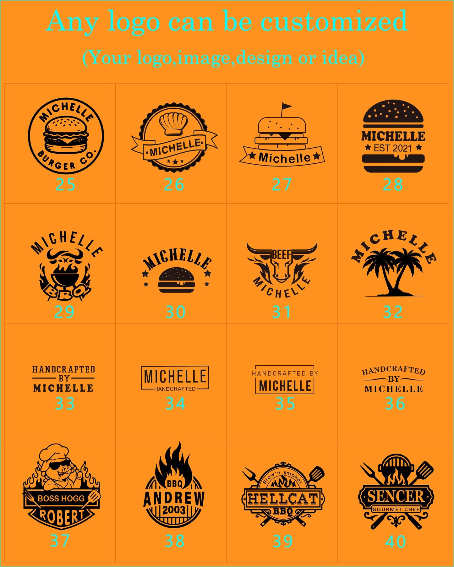 Food Branding Iron,You can custom the brand according to your needs.