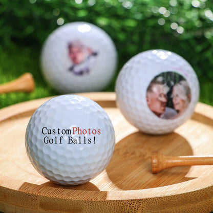 Custom Photo Golf Balls/Personalized Golf Gift/Pet Photo Golf Balls/Face Photo Golf Balls/Golf Lover Keepsake/Custom Golf Balls