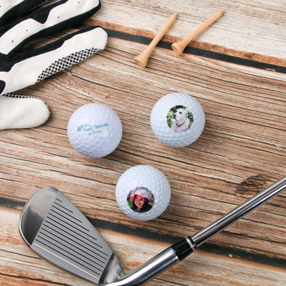 Custom Photo Golf Balls/Personalized Golf Gift/Pet Photo Golf Balls/Face Photo Golf Balls/Golf Lover Keepsake/Custom Golf Balls