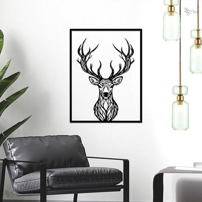 Metal Deer Wall Art Set Of 3 Tree Branch Forest Deer Silhouette Wall Decor Nature Home Decor