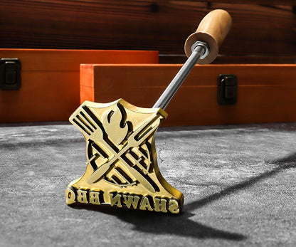 2-5 cm Branding Iron for Food and Meat, Hamburger Branding Iron.
