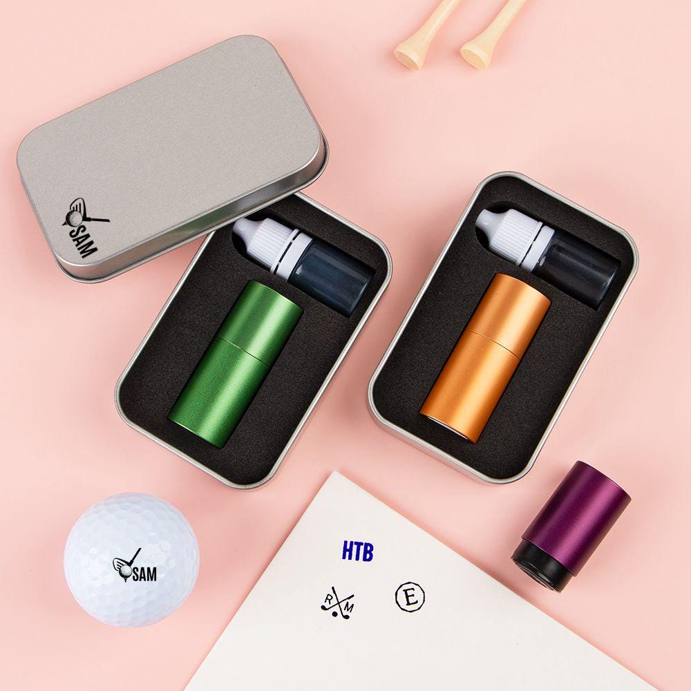 Personalized Golf Ball Stamp,Custom Any Logo,Custom Golf Accessory,Custom Golf Ball Marker Kit,Golf Tournament Gift,Golf Lover Gifts