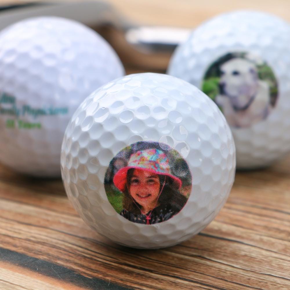 Custom Photo Golf Balls/Personalized Golf Gift/Pet Photo Golf Balls/Face Photo Golf Balls/Golf Lover Keepsake/Custom Golf Balls