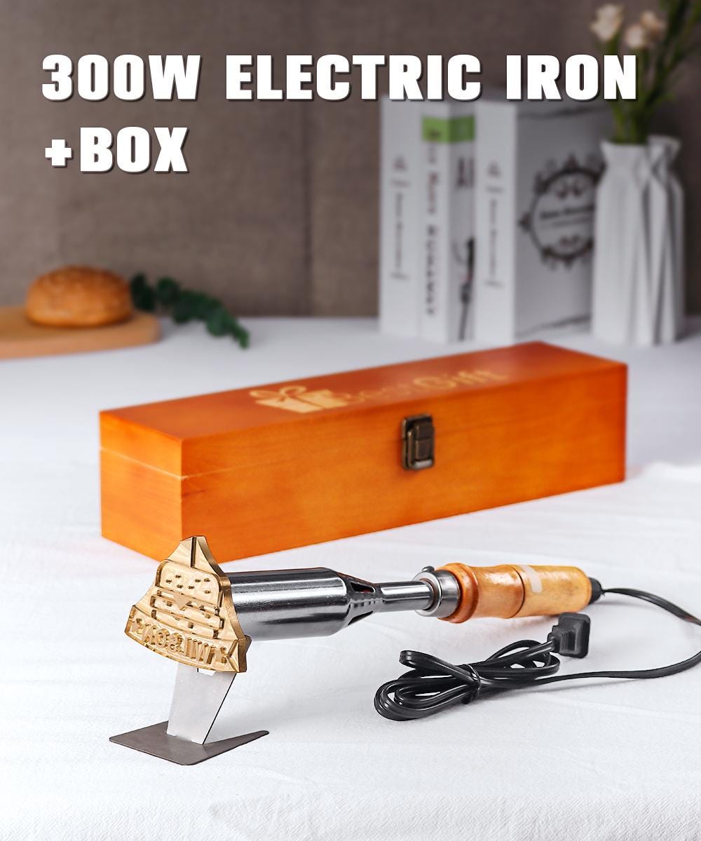Knife and fork theme logo seal branding iron,Personalized BBQ Branding Iron. Gift for dad.