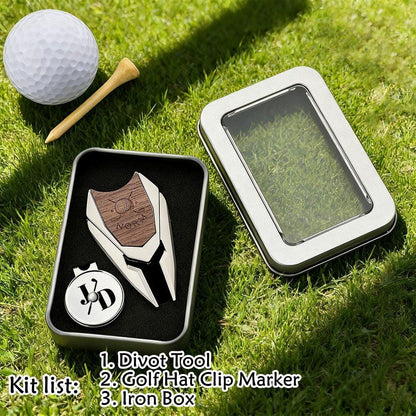 Custom Golf Hat Clip Marker, Custom Golf Divot Tool, Personalized Golf Gift for Men, Golf Accessories, Personalized Golf Marker