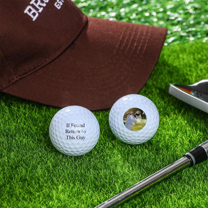 Personalized golf ball with any image/photo/logo/text, Best man golf ball, Golf lover gift, Personalized golf balls, Golf ball with print