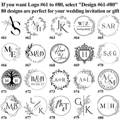 Customized Blank Wax Seal Stamp Kit, Personalized Any Logo Wax Seal Stamp Set, Wedding Wax Seal Kit, Custom Wax Stamp Kit for Gifts