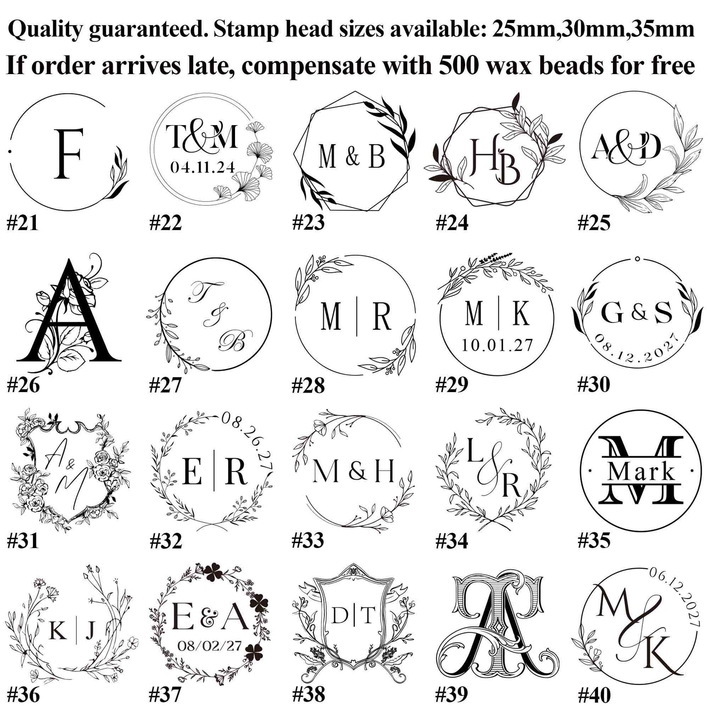 Personalized Wax Seal Stamp Kit - Ideal for Wedding Invitations, Gifts, and Special Occasions, with Initial Wax Seal