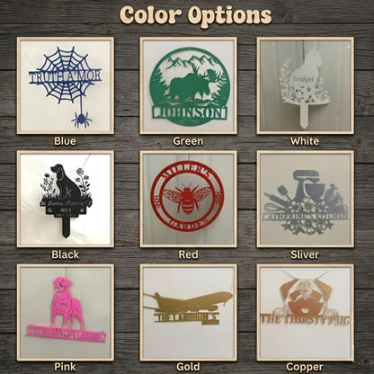 Custom Deer Hunting And Fishing Metal Sign Wall Art Hunter Sign Decoration For Home, Deer Hunting Home Decor Housewarming Gift for dad mom