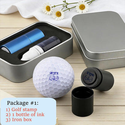 Custom Unique Golf Ball Identification Tool, Quick-Dry Permanent Golf Ball Stamper, Personalized Golf Ball Marker, Golf Accessories