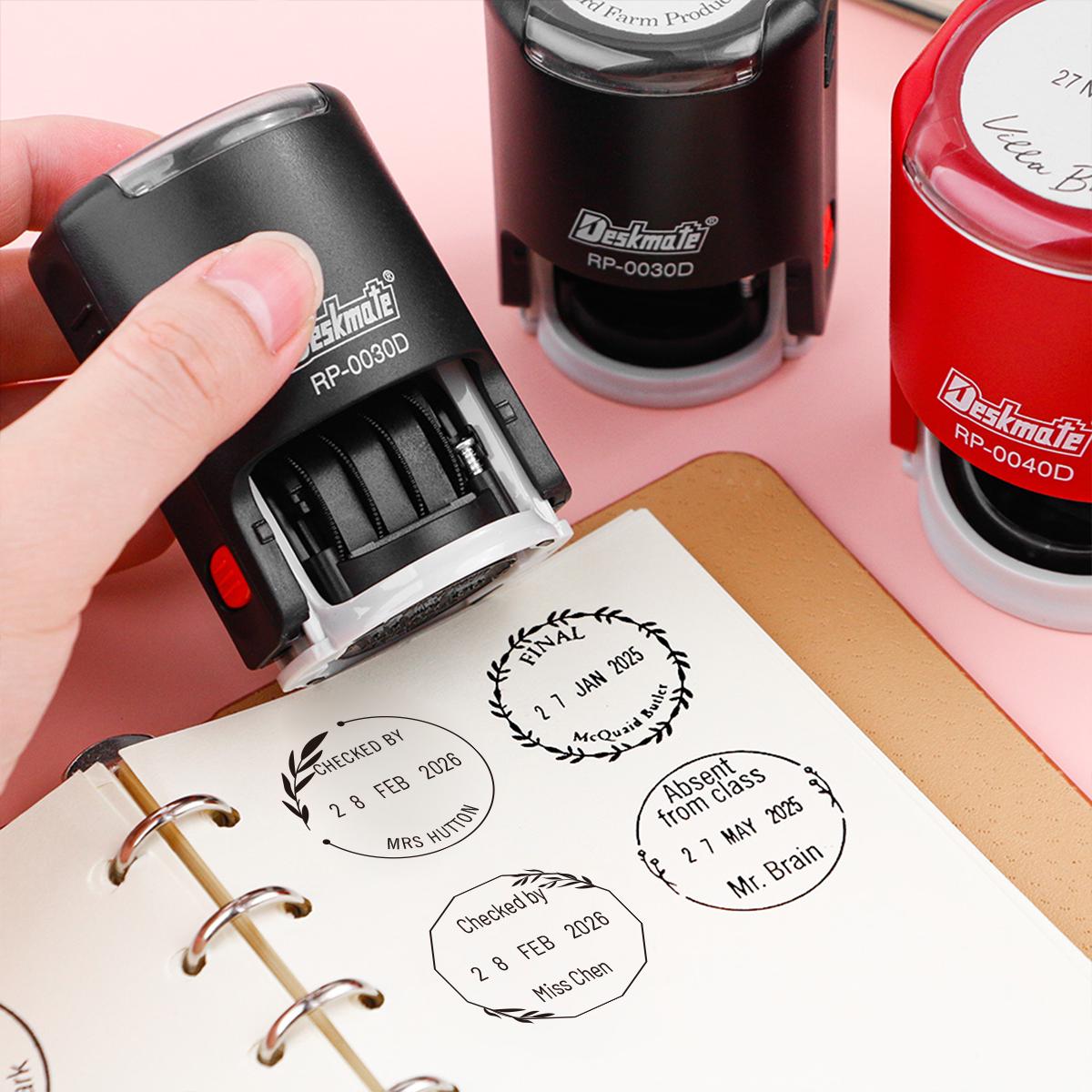 Custom Teacher Name Stamps, Teacher Gift, Custom Gift, Teacher Stamp Reading Personalized, Date Stamp