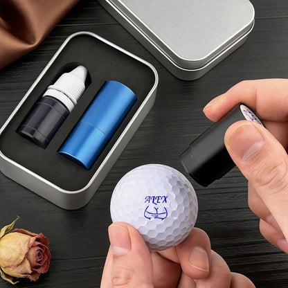 Custom Unique Golf Ball Identification Tool, Quick-Dry Permanent Golf Ball Stamper, Personalized Golf Ball Marker, Golf Accessories