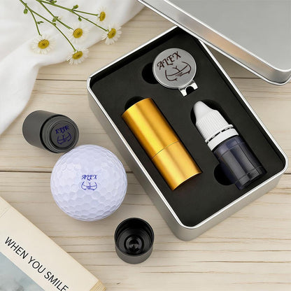 Custom Unique Golf Ball Identification Tool, Quick-Dry Permanent Golf Ball Stamper, Personalized Golf Ball Marker, Golf Accessories