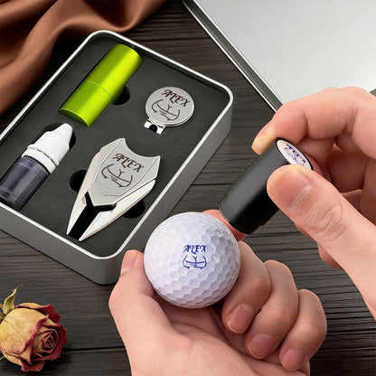 Custom Unique Golf Ball Identification Tool, Quick-Dry Permanent Golf Ball Stamper, Personalized Golf Ball Marker, Golf Accessories
