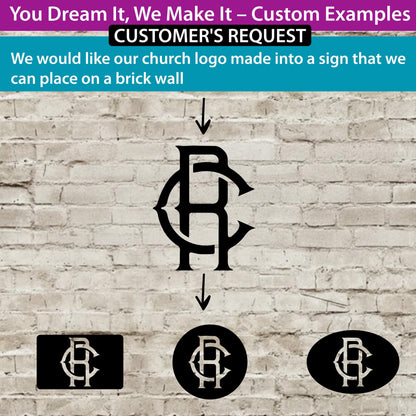 Custom Eagle Metal Wall Light, Personalized LED Sign for Home Bar, Workshop or Game Room