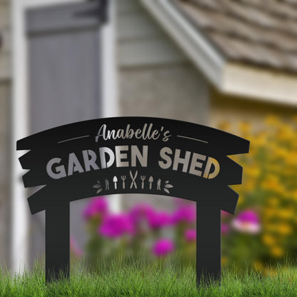 Handcrafted Garden Sign - Customizable Outdoor Yard Stake - Personalized with Your Wording - Thoughtful Gift for Mom or Grandma!