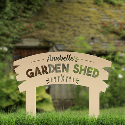 Handcrafted Garden Sign - Customizable Outdoor Yard Stake - Personalized with Your Wording - Thoughtful Gift for Mom or Grandma!