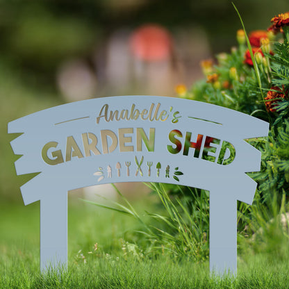 Handcrafted Garden Sign - Customizable Outdoor Yard Stake - Personalized with Your Wording - Thoughtful Gift for Mom or Grandma!