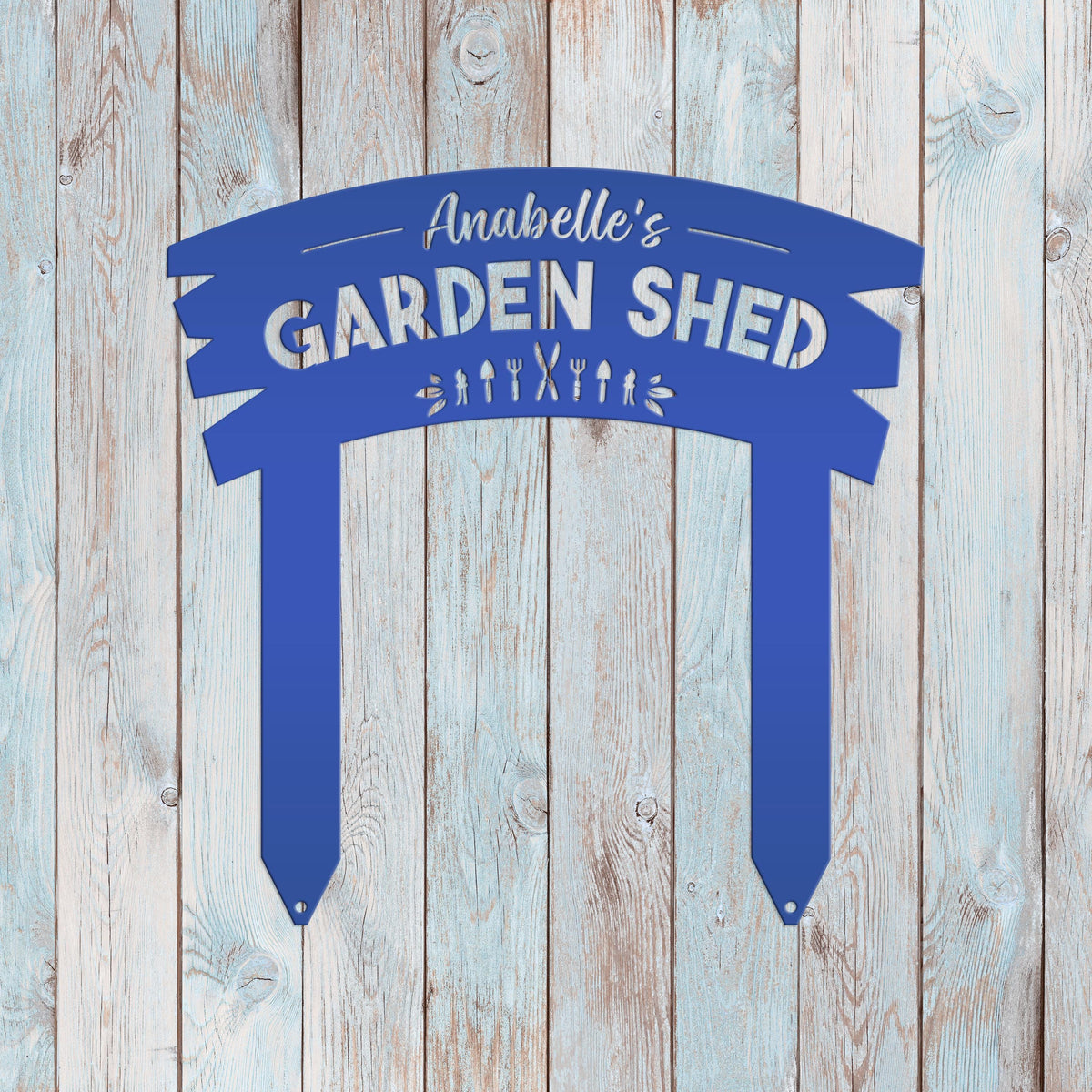 Handcrafted Garden Sign - Customizable Outdoor Yard Stake - Personalized with Your Wording - Thoughtful Gift for Mom or Grandma!
