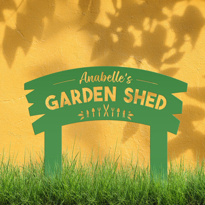 Handcrafted Garden Sign - Customizable Outdoor Yard Stake - Personalized with Your Wording - Thoughtful Gift for Mom or Grandma!