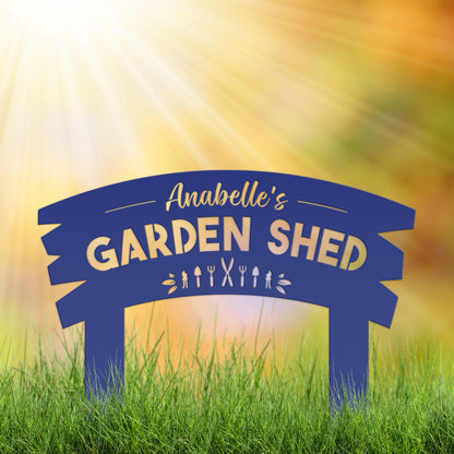 Handcrafted Garden Sign - Customizable Outdoor Yard Stake - Personalized with Your Wording - Thoughtful Gift for Mom or Grandma!