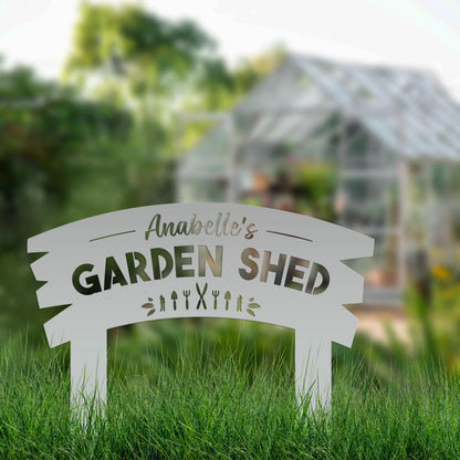 Handcrafted Garden Sign - Customizable Outdoor Yard Stake - Personalized with Your Wording - Thoughtful Gift for Mom or Grandma!