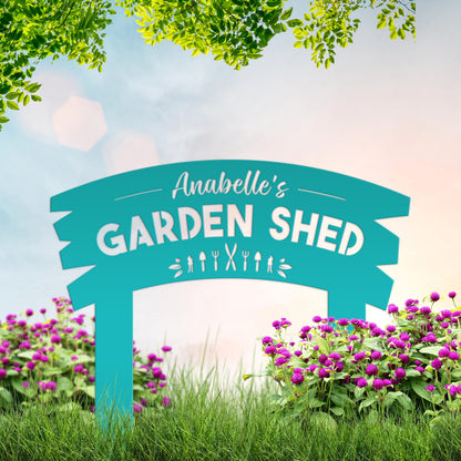 Handcrafted Garden Sign - Customizable Outdoor Yard Stake - Personalized with Your Wording - Thoughtful Gift for Mom or Grandma!