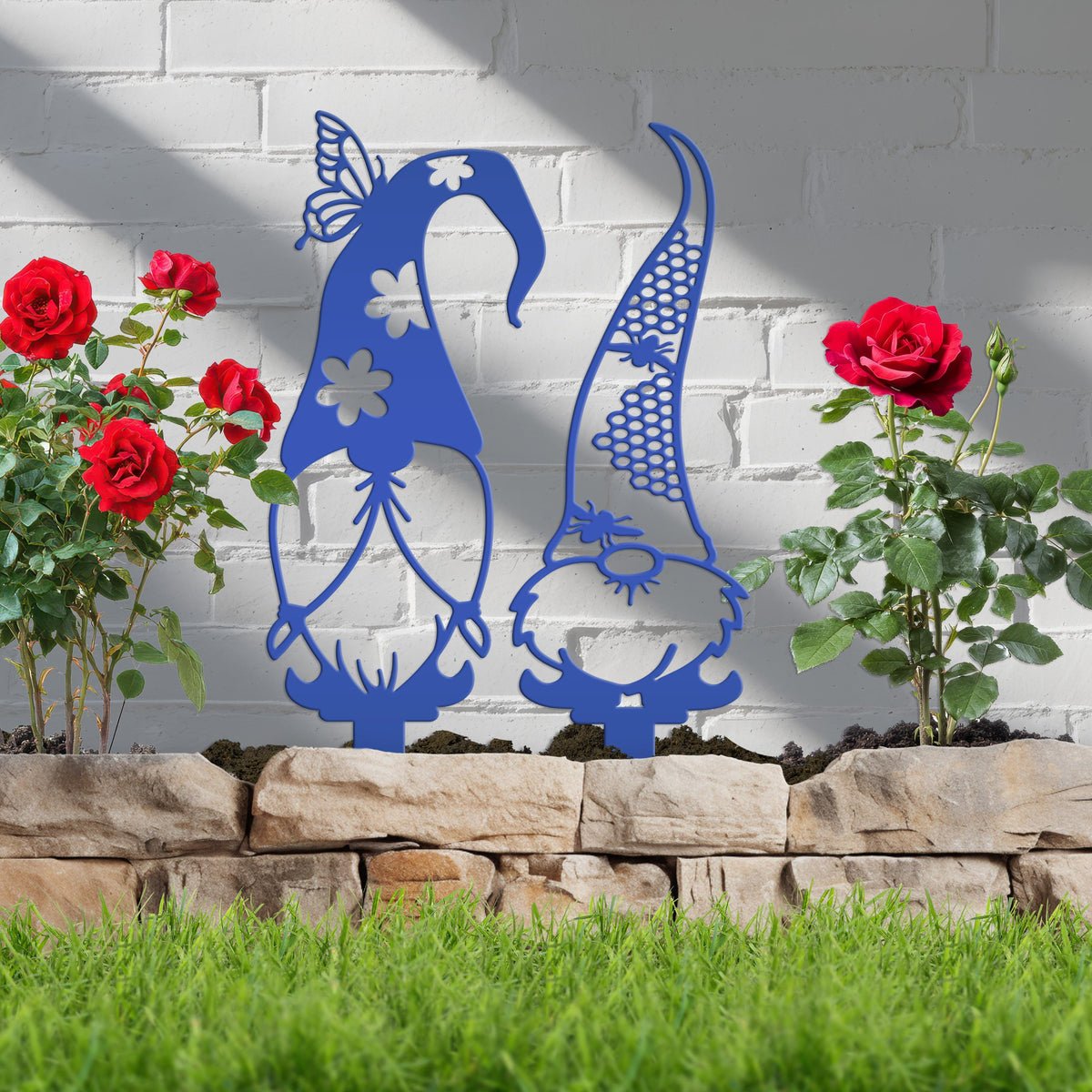 Yard Gnomes, Metal Garden Gnomes,