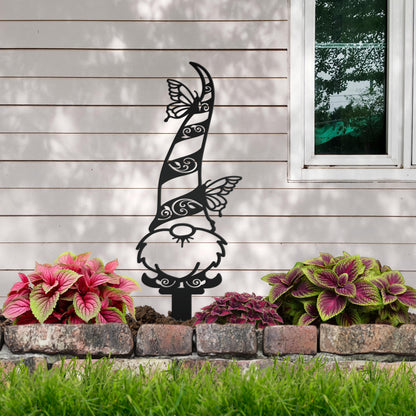 Yard Gnomes, Metal Garden Gnomes,